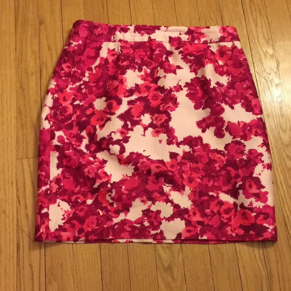 ECU- Kate spade pink floral skirt. Size 12